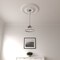 Ekena Millwork Tomango Egg & Dart Medallion (Canopies up to 6 3/4"), 27 7/8"OD x 3 7/8"ID x 2 1/2"P, Primed White CM27TO - alternate 5
